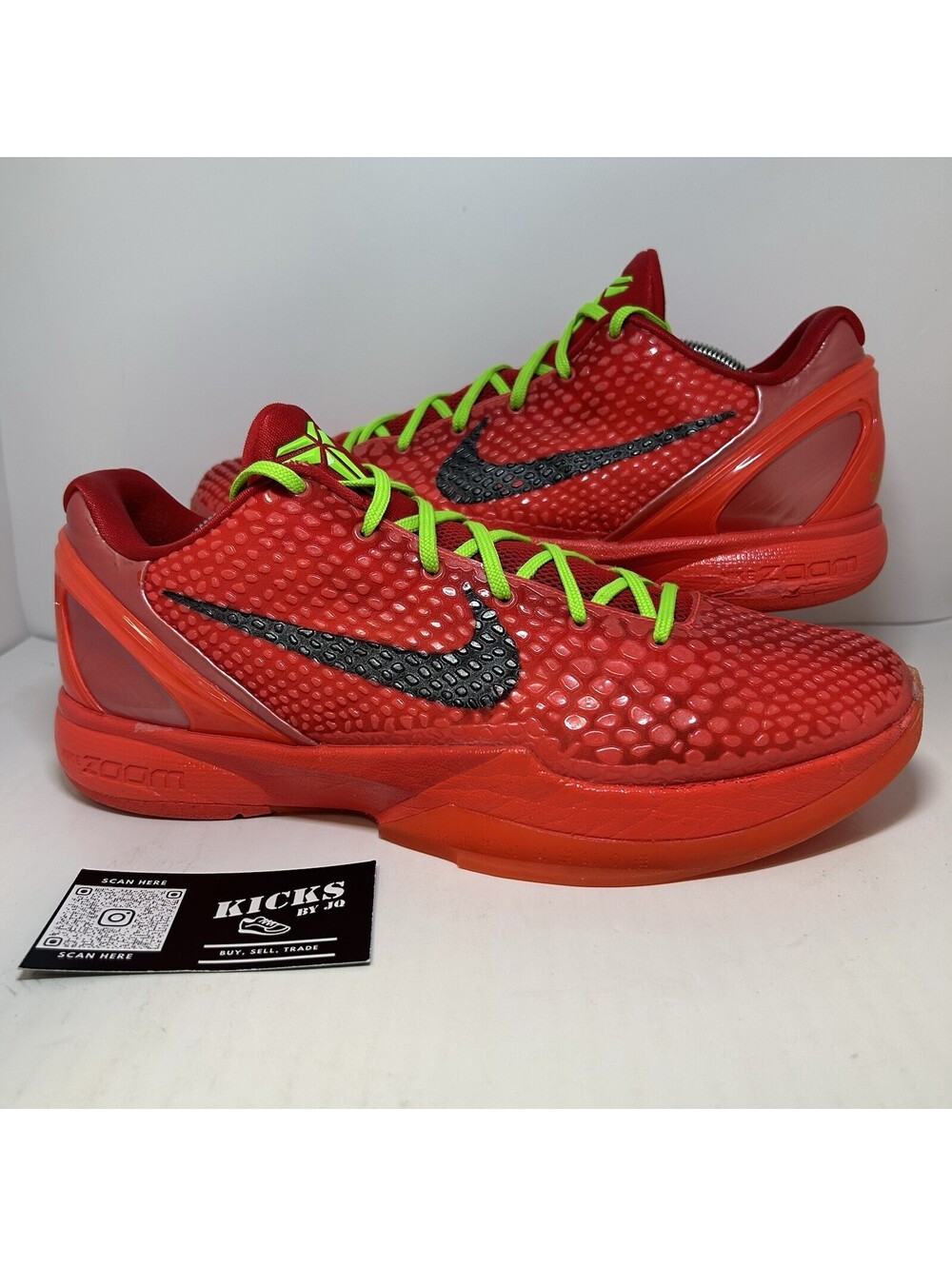 Nike Kobe 6 Protro Reverse Grinch 2023 - Size 11 - (FV4921-600)